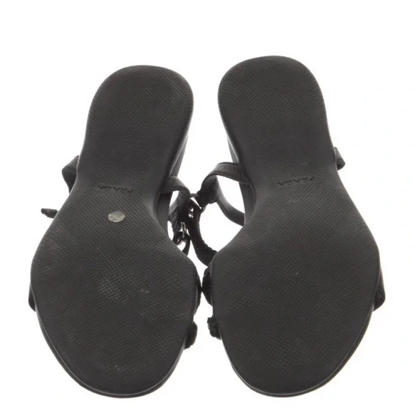 Prada Leather Slingback Sandals - Picture 5 of 5